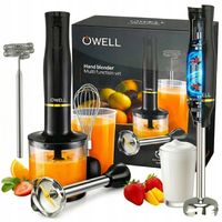 2X BLENDER RĘCZNY WIELOFUNKCYJNY MIKSER ROZDRABNIACZ SPIENIACZ 5w1 800W CZA
