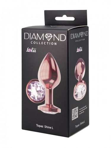 Plug-Butt Plug Diamond Moonstone Shine L Rose Gold na Arena.pl