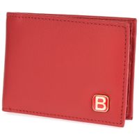 skórzane etui na karty bellugio alessia 412 czerwone