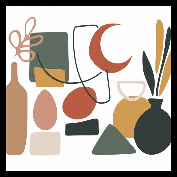 Plakat 40x40cm Formy Wyzwolone zdjęcie 2