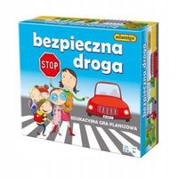 Gra planszowa Bezpieczna droga Edukacyjna gra planszowa Adamigo