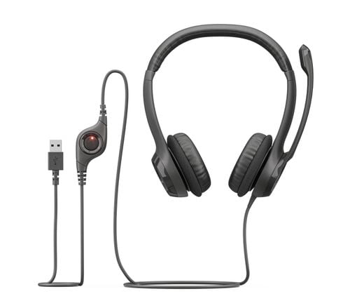 Słuchawki przewodowe LOGITECH Stereo Headset H390 na Arena.pl