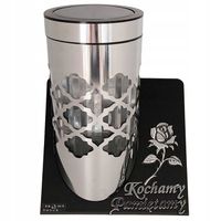 ZNICZ DUŻY SOLARNY LED METALOWY PANEL FOTOWOLTAICZNY KOCHAMY PAMIĘRTAMY