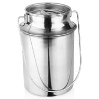 Kanka Stalowa Bańka Konwia Metalowa Pojemnik na Mleko do Mleka Retro 3,2L