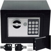 SEJF ELEKTRONICZNY NA PIENIĄDZE ZAMEK SZYFR KLUCZ KASETKA XL + KLUCZE