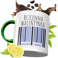 Kubek Zielony Na Walentynki Dla Zakochanych Z Nadrukiem Ze Zdjęciem