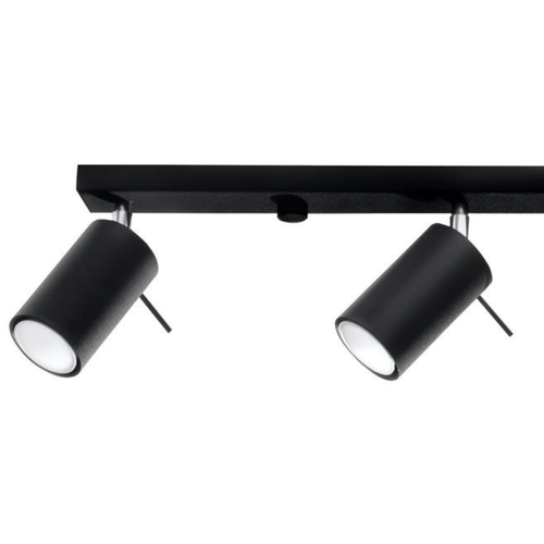 Sufitowa listwa reflektorowa Ring SL.0332 Sollux regulacja czarna na Arena.pl