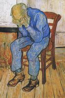 Plakat 20x30cm  At Eternity's Gate, Van Gogh Vintage do Salonu