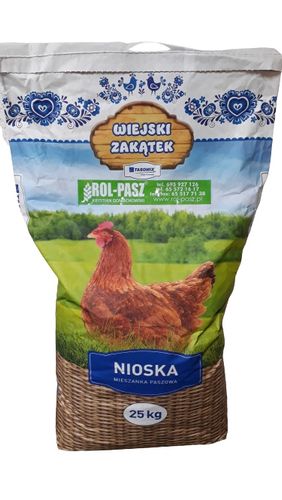 Pasza kura nioska TASOMIX Sypka 25 kg karma dla niosek WIEJSKI ZAKĄTEK na Arena.pl