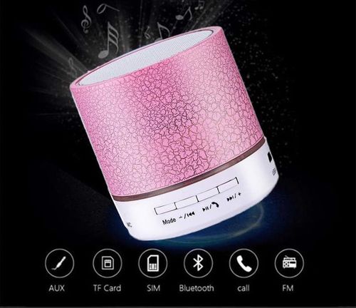 mini głośnik bluetooth bezprzewodowy stereo 3w róż na Arena.pl