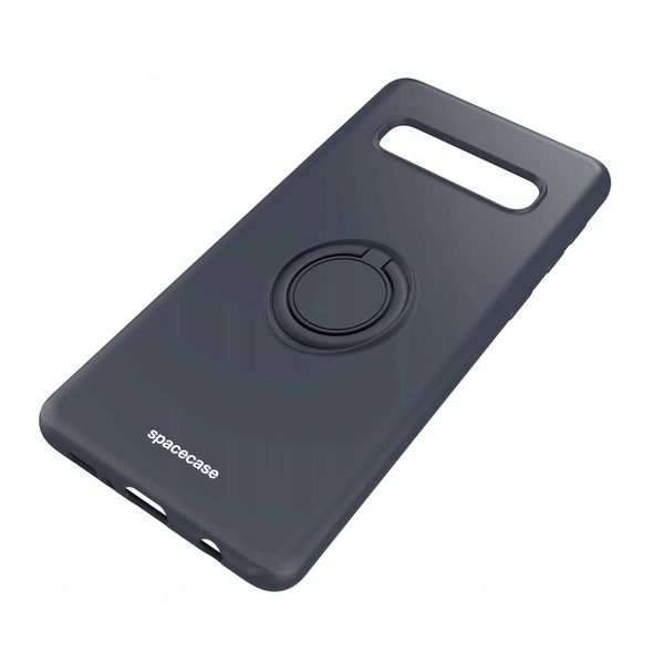 Spacecase Silicone Ring Galaxy S10+ Black zdjęcie 4
