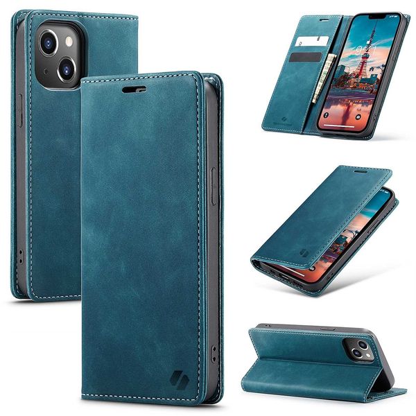 Spacecase Wallet Iphone 14 Plus Blue zdjęcie 11