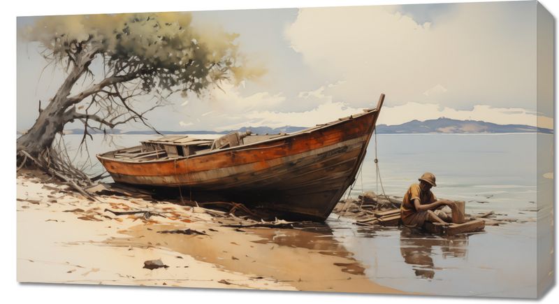 Obraz 90x50cm Spokój Przybrzeża zdjęcie 1