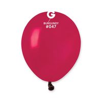 Balony pastelowe bordowe, 12 cm 3 szt.