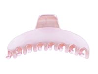 Francuska klamra do włosów różowa 4 x 8,7 cm