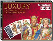 Karty do gry PIATNIK LUXURY 2 talie Lux Gra Karciana