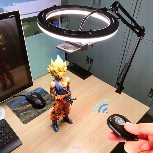 LAMPA RING 26cm USB DO TELEFONU WYSIĘGNIK PILOT zdjęcie 9