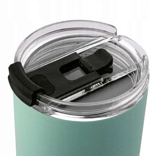 KUBEK TERMICZNY ze słomką PRÓŻNIOWY Konighoffer Davos 420 ml zielony na Arena.pl