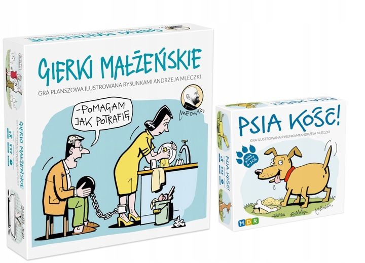 Gierki Małżeńskie, gra towarzyska dla par + Psia kość!, gra rodzinna zdjęcie 1