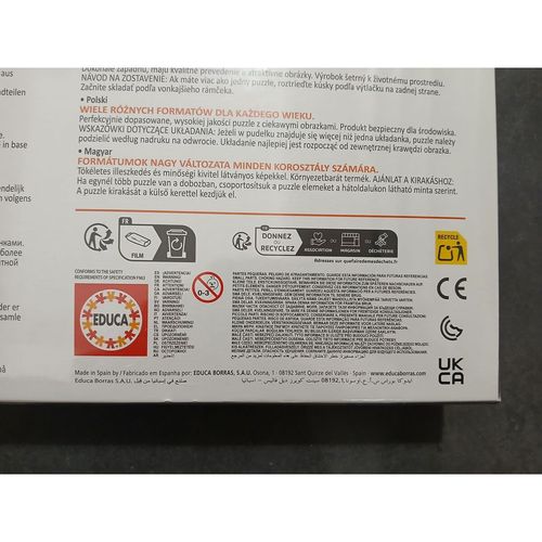 Zestaw 4 Puzzli Sonic Prime 250 Części na Arena.pl