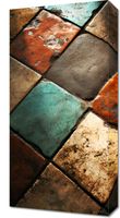 Obraz 30x60cm Ceramiczna Kompozycja