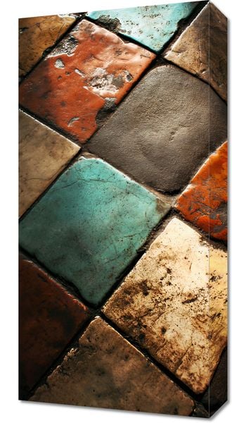 Obraz 30x60cm Ceramiczna Kompozycja zdjęcie 1