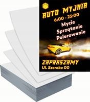 Ulotki A5 reklamowe firmowe 5000szt projekt w cenie AUTO MYJNIA