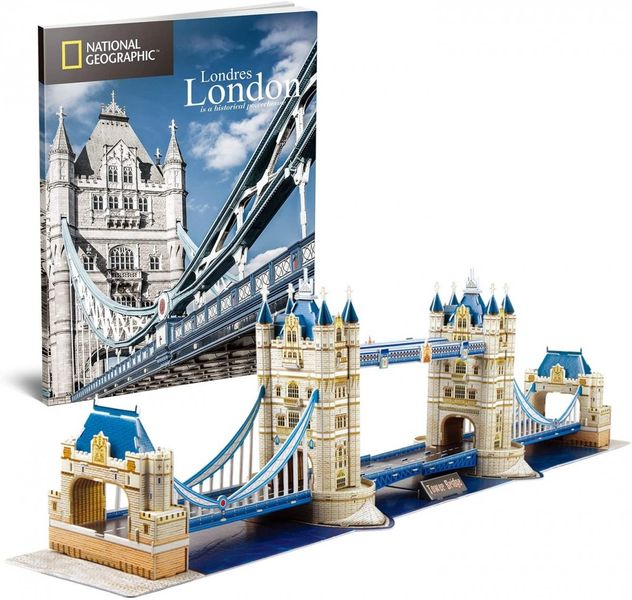 Puzzle 3D Cubic Fun Tower Bridge Nat.geograp. 9780 zdjęcie 1