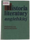 Przemysław Mroczkowski Historia literatury angielskiej 1986