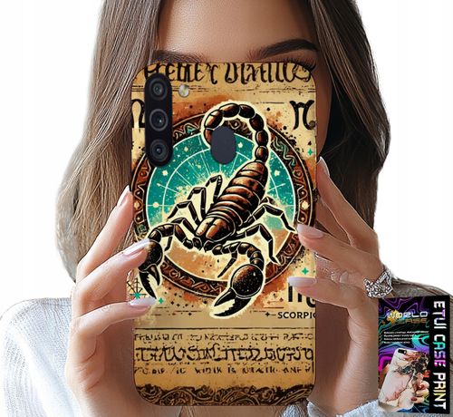 ETUI DO SAMSUNG GALAXY A21 - SKORPION ZNAK ZODIAKU ASTRONOMIA + FOLIA na Arena.pl