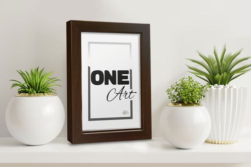 Ramka stojąca Hekla 9x13 MDF ramka mała brązowy 1szt. na Arena.pl