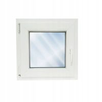 Okno PCV 50x50 RU Rozwierno-Uchylne dwuszybowe 500x500