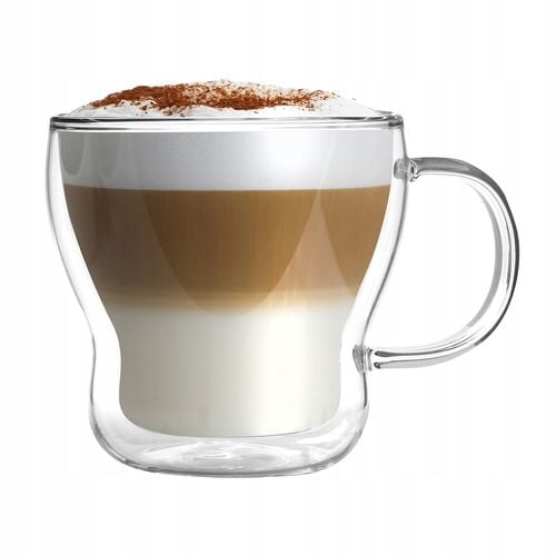 Filiżanka Vialli Design BOLLA SZKLANKI Z PODWÓJNĄ ŚCIANKĄ 370 ml 2 szt. na Arena.pl