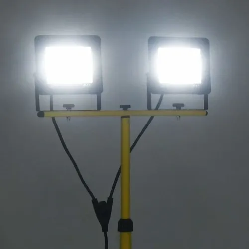 Halogen Naświetlacz LED 2x 100W + Statyw Budowlany na Arena.pl
