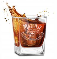 SZKLANKA DO WHISKY 300 ml z grawerem PREZENT URODZINY Dla Chłopaka Faceta