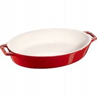 Staub Owalny Półmisek Ceramiczny 2.3 L Czerwony