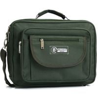 torba męska do pracy a4 bellugio - ciemnozielona