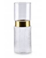 Świecznik SERENITE CLEAR 10x10x28.5cm  7500