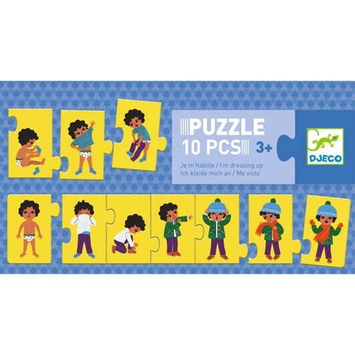 Djeco Puzzle 10 elementowe UBIERAM SIĘ na Arena.pl