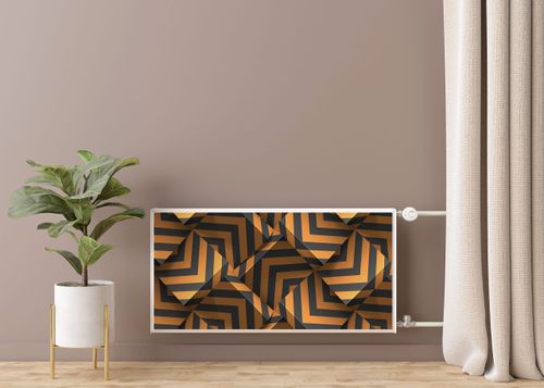 Mata Magnetyczna Kaloryfera ABSTRAKCYJNY Wzór Efekt 3D 80cm x 60cm na Arena.pl