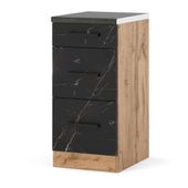 Szafka Kuchenna Stojąca Z Blatem 3 Szuflady Blande 40cm Wotan San Sebastian