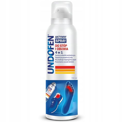 UNDOFEN Aktywny Spray Do Stóp i Obuwia 4w1 150 ML na Arena.pl