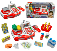Edukacyjna sklepowa kasa fiskalna - kalkulator, waga, akcesoria