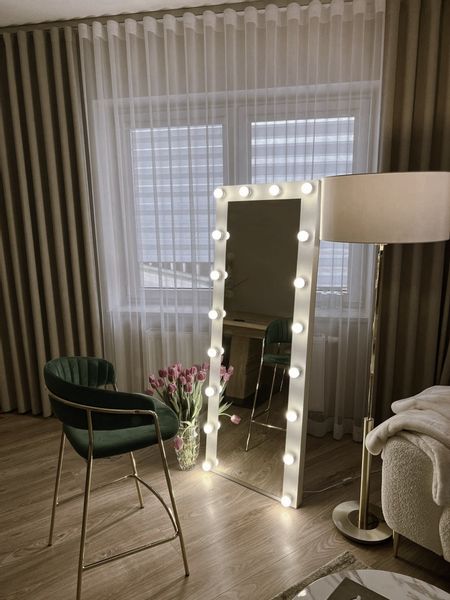 Lustro wizażowe, makijażowe, make up,do wizażu,180-80 Stojące  wiszące zdjęcie 2