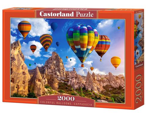 Puzzle 2000 elementów Kolorowe balony Kapadocja na Arena.pl
