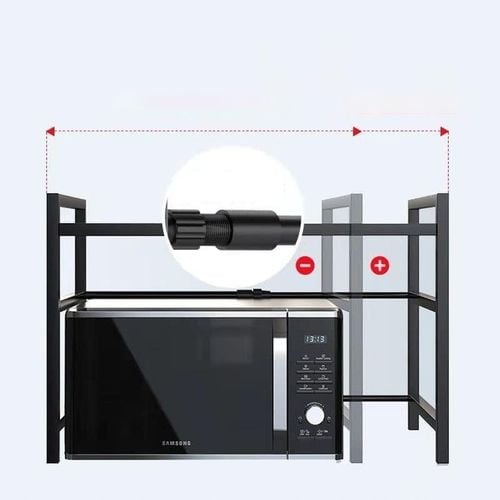 Półka stojak na mikrofalówkę regał kuchenny regulowany kuchenny stal na Arena.pl