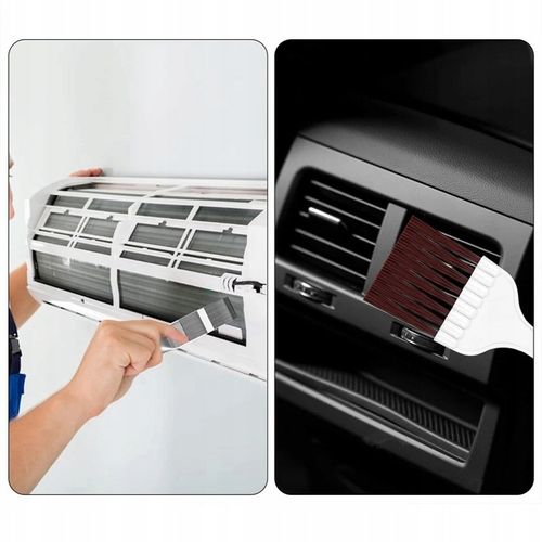 4szt ZESTAW SZCZOTEK GRZEBIENI DO CZYSZCZENIA KLIMATYZACJI SAMOCHODU na Arena.pl