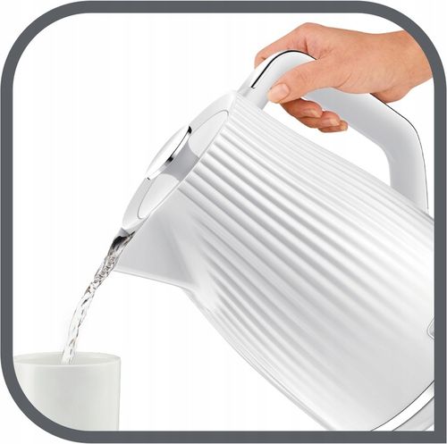 CZAJNIK ELEKTRYCZNY BEZPRZEWODOWY KO250130 LOFT BIAŁY 1,7L 2400W na Arena.pl