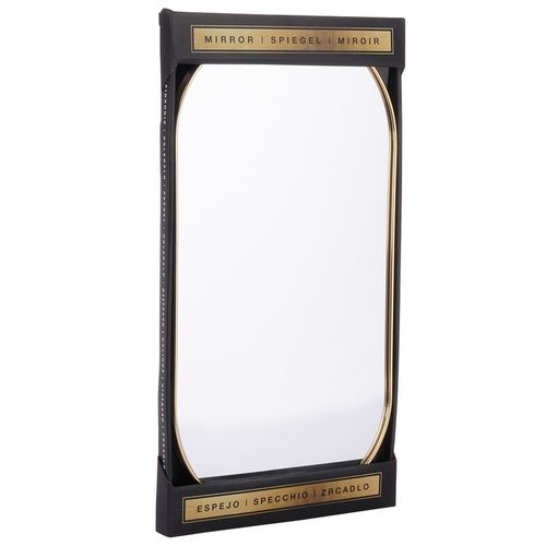 Lustro ścienne złote owalne 50x25 cm na Arena.pl