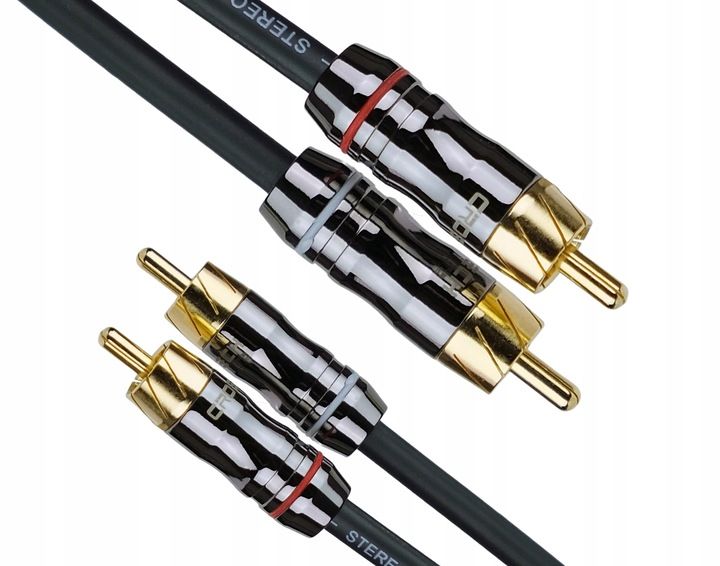 Kabel audio cinch Klotz 2RCA 2xRCA przewód - 1m zdjęcie 1
